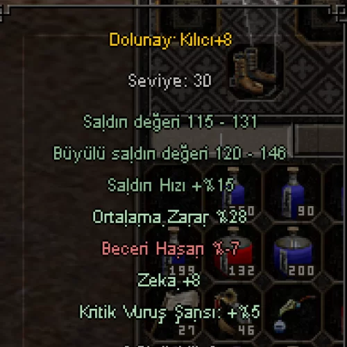  Kuzey2 - 41 Seviye Metin Canavarı - Büyülü Silah Sura İtemli - Şamanlı